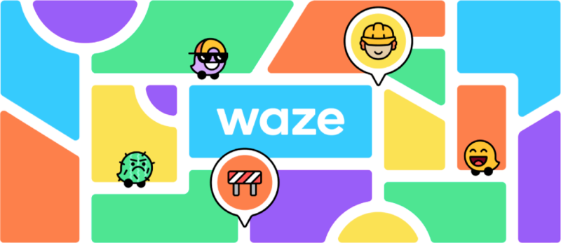 Dynamic grid elements of Waze rebranding