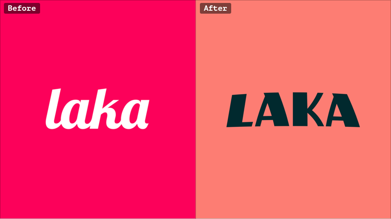 Laka rebranding
