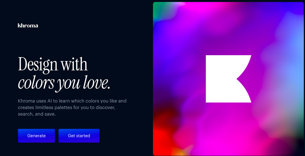  Khroma – AI-Powered Personalization