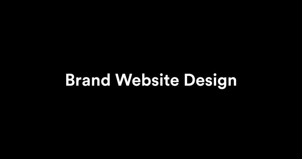 Brand Website Design
