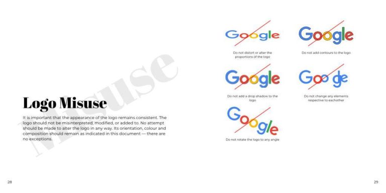 Google Brand Guidelines.pdf 23+ Brand Guidelines Examples That Set the Gold Standard - Brandy