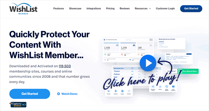 wishlist membe - wordrpress lms plugins