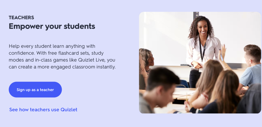 Quizlet - tools & learning resources for students