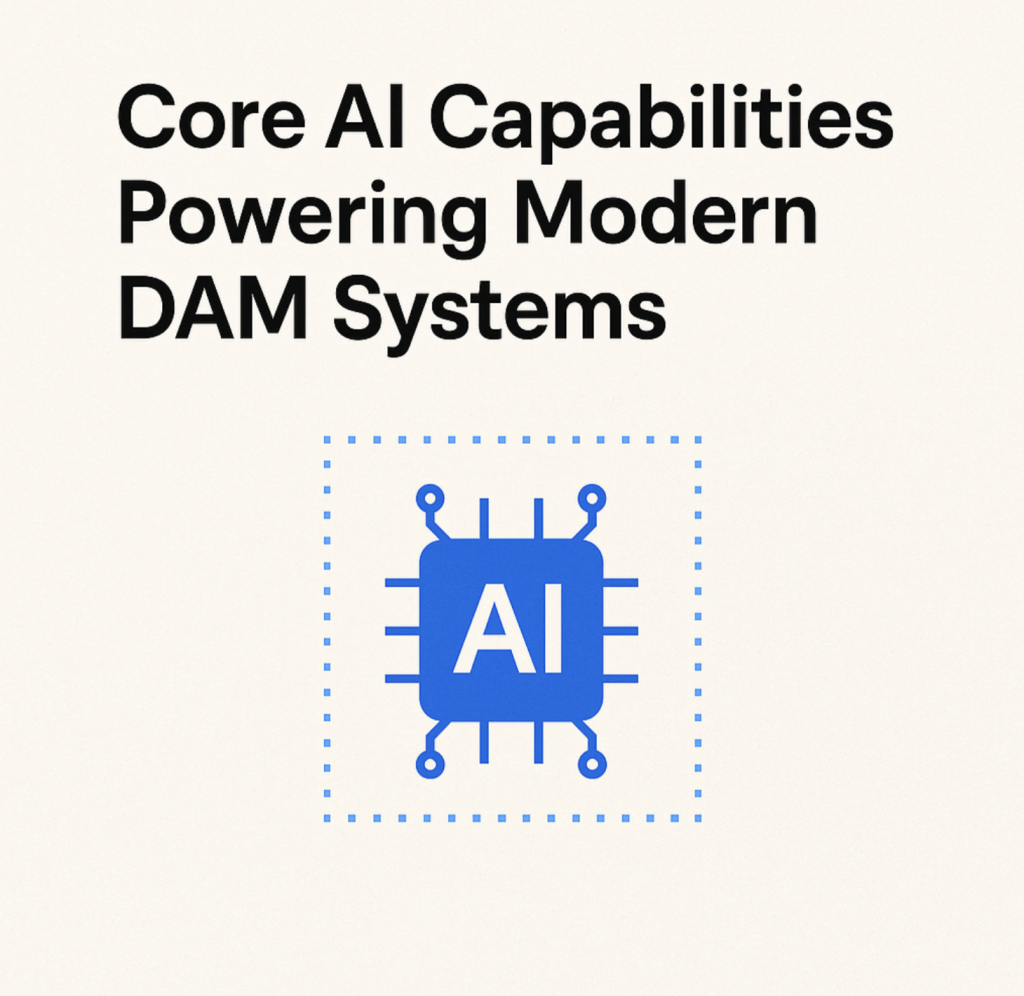 Core AI Capabilities Powering Modern DAM Systems
