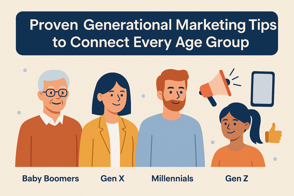 Proven Generational Marketing Tips to Connect Every Age Group