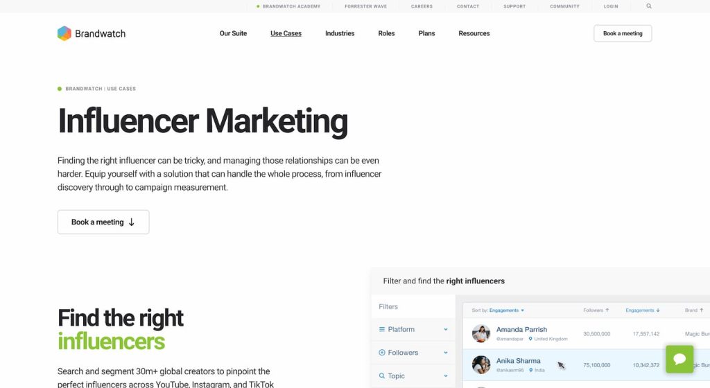 brandwatch influencer marketing tools