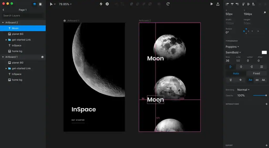Invision - hand-off design tools