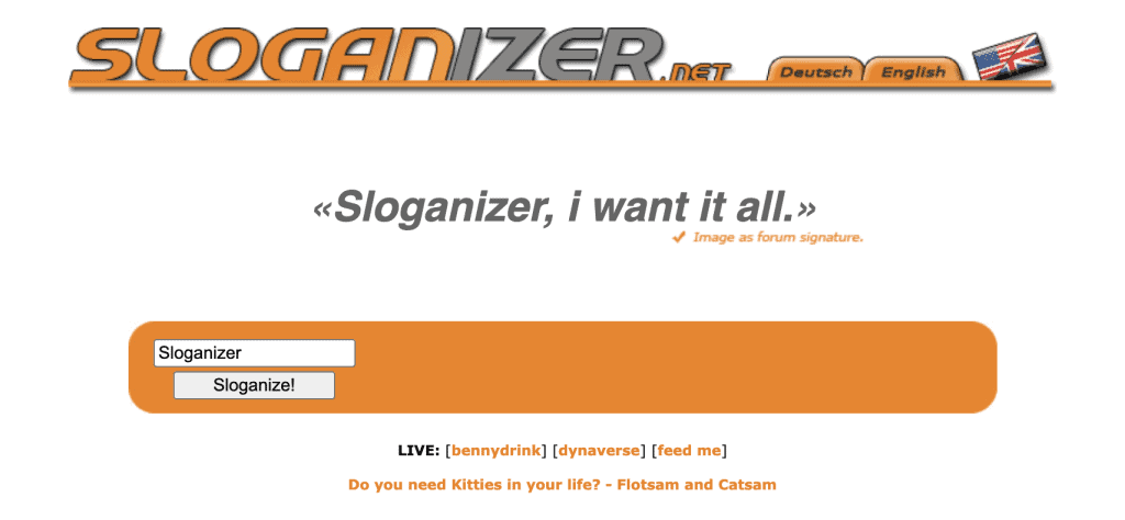 sloganizer - slogan generator