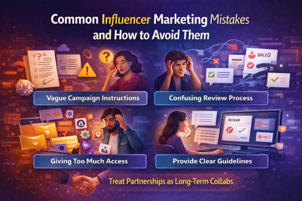 Influencer marketing: mistakes and solutions