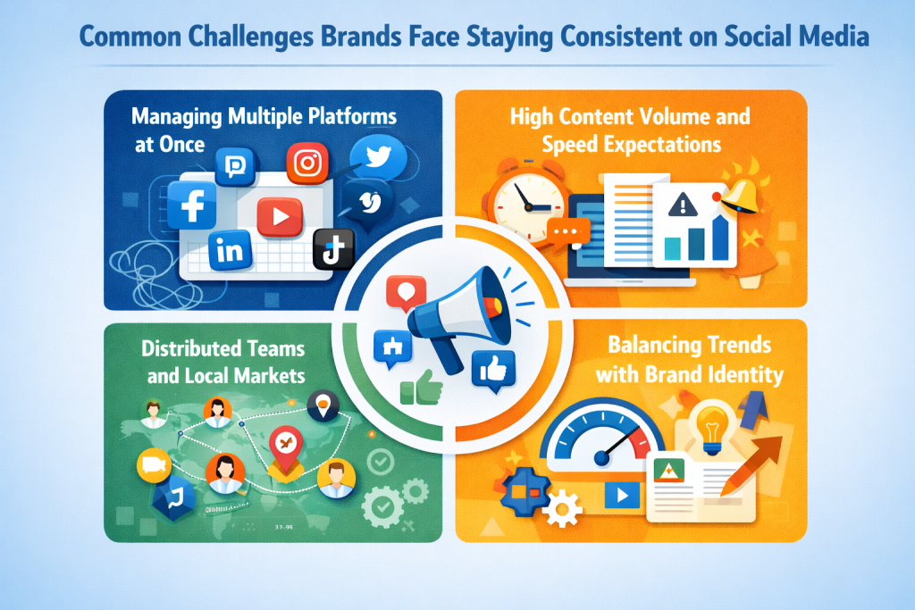 Common challenges in social media branding