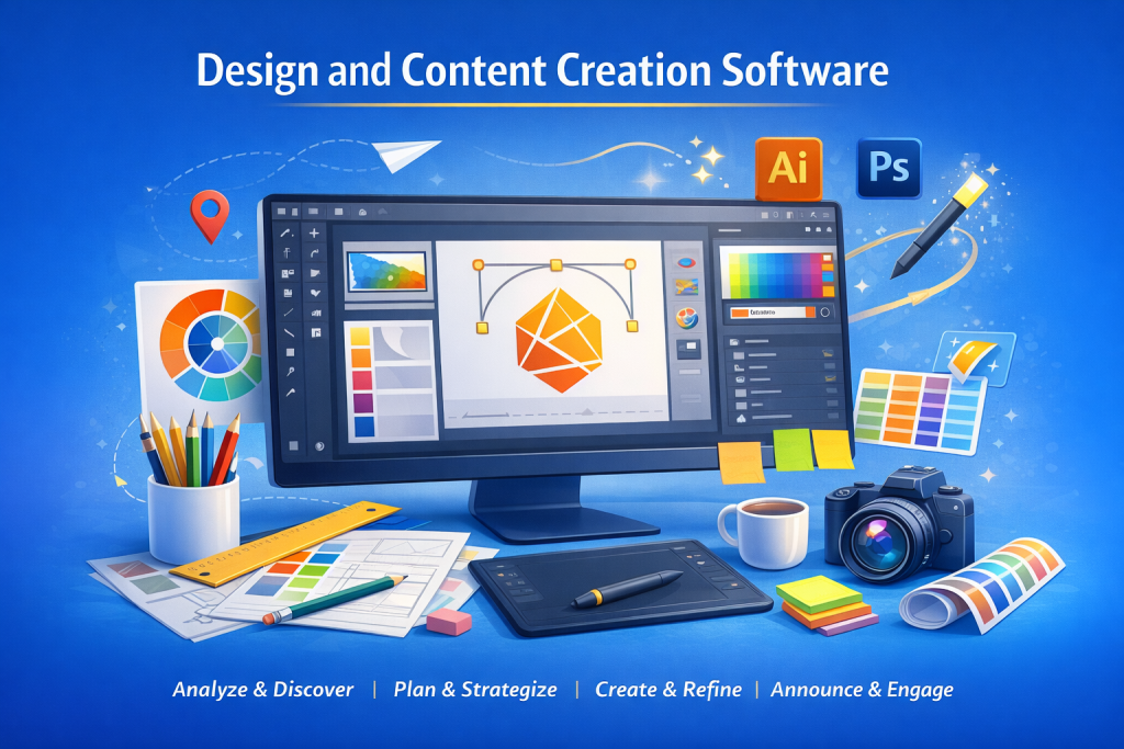 Design software workspace and tools