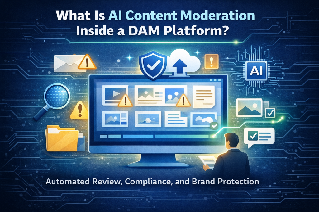 AI content moderation and review process