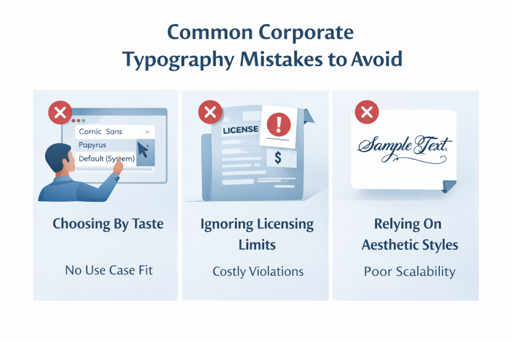 Common corporate typography mistakes explained