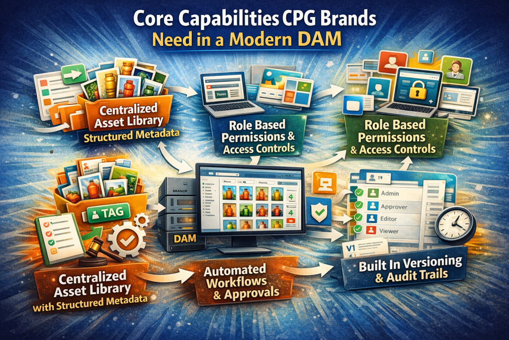 Core capabilities for modern DAM system