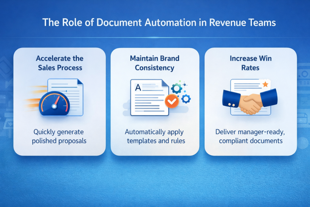 Document automation benefits for sales teams