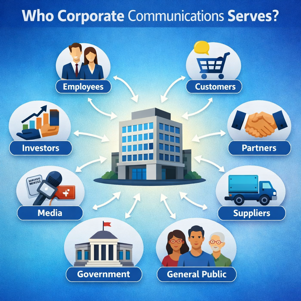Who Corporate Communications Serves