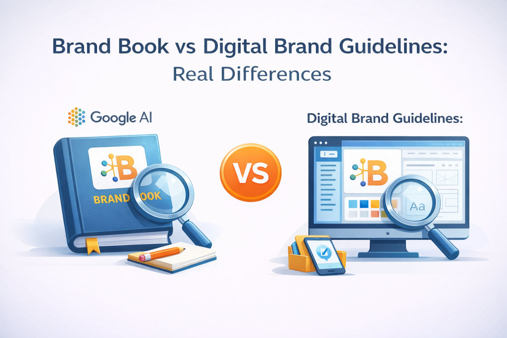 Brand Book vs Digital Brand Guidelines: Real Differences