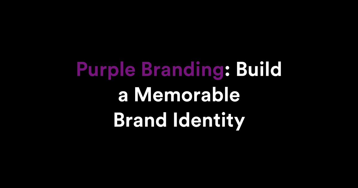 Purple Branding